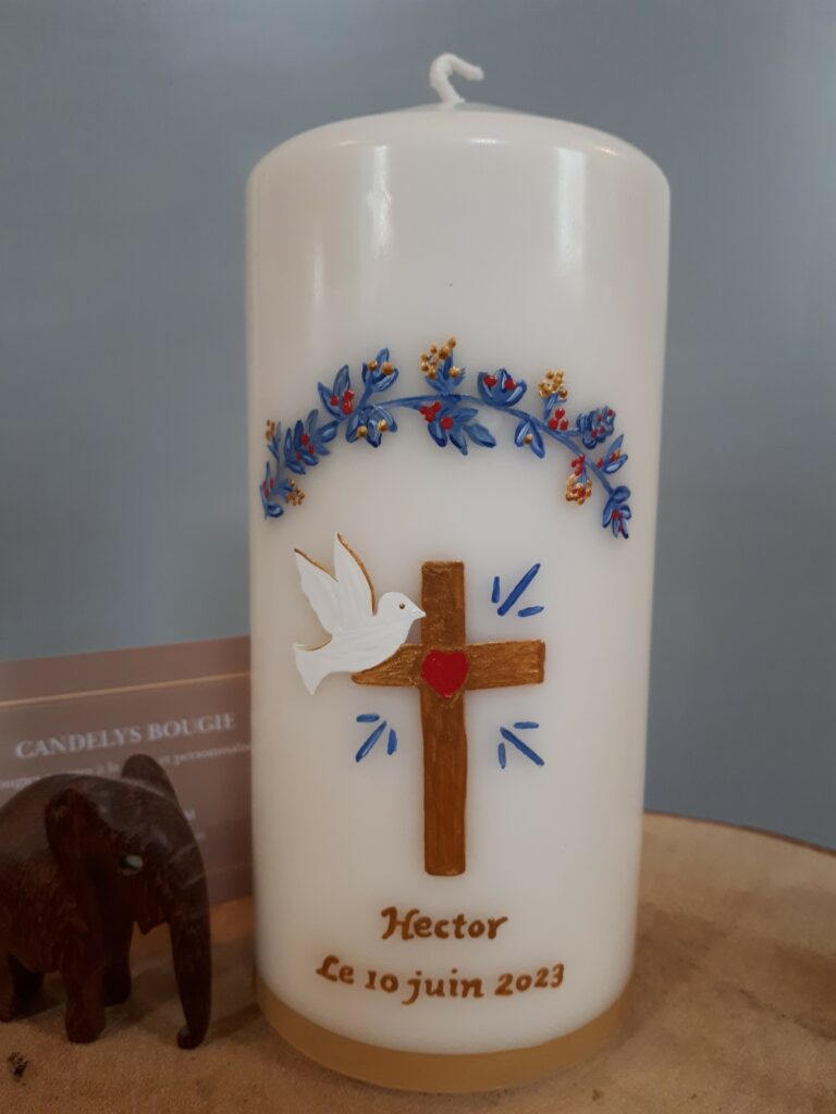 Bougie de Baptême (garçon)