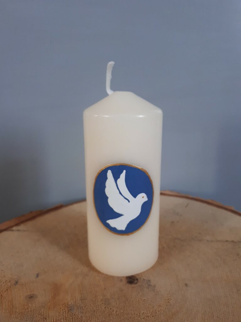 Colombe en vol (petit modèle)