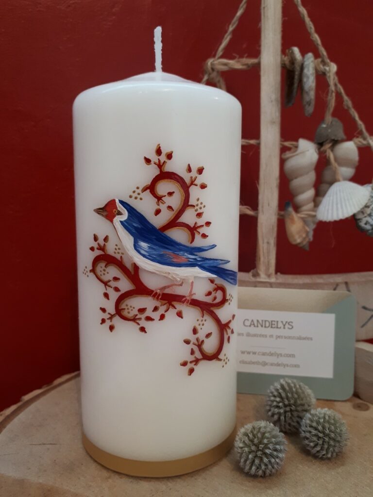 L&rsquo;Oiseau Bleu (enluminure rouge)