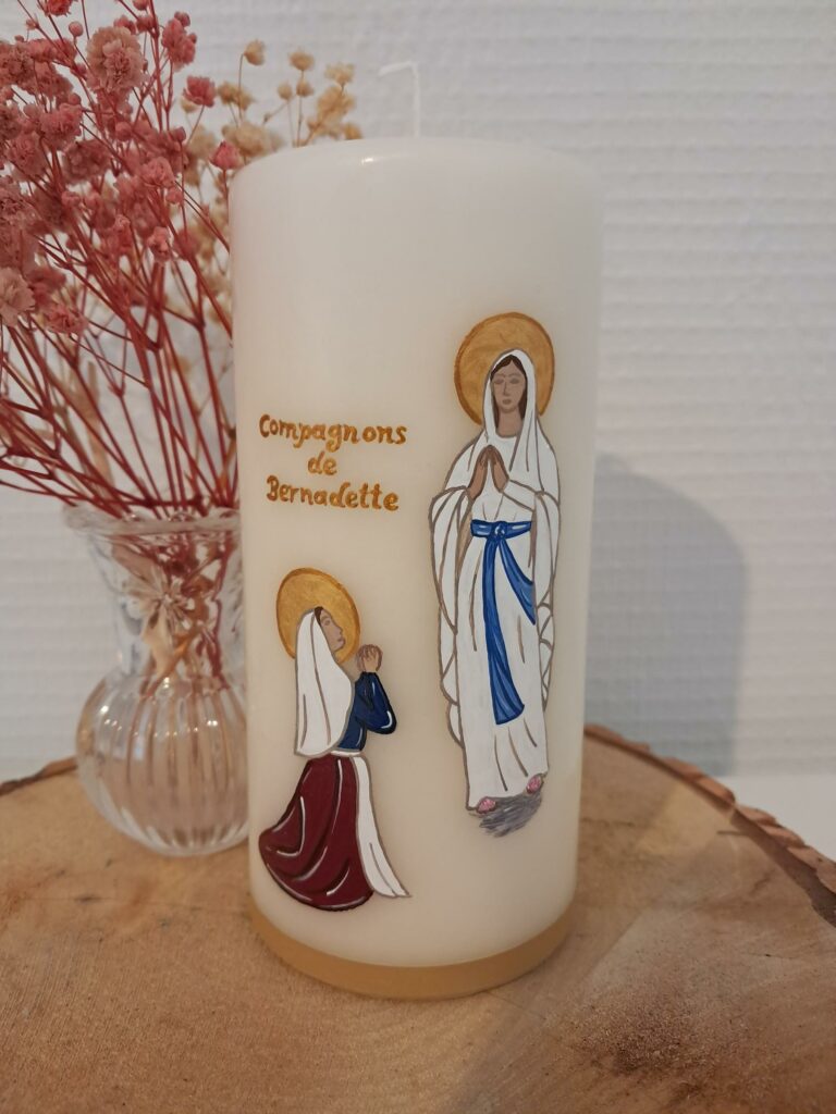 Sainte Bernadette et Notre Dame de Lourdes